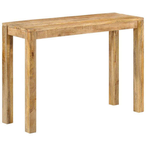 Table console VIdaXL 110 x 35 x 35 x 76&nbsp;cm en bois de manguier brut