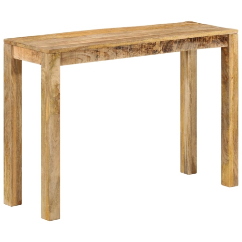 Table console VIdaXL 110 x 35 x 35 x 76&nbsp;cm en bois de manguier brut