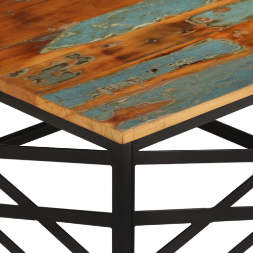 vidaXL Coffee Table 68x68x35 cm Solid Reclaimed Wood