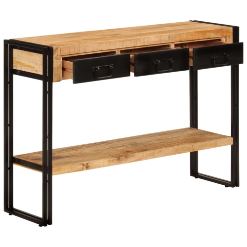 vidaXL Console Table 110x30x76 cm Solid Wood Mango