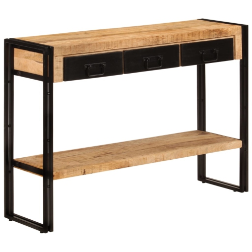 vidaXL Console Table 110x30x76 cm Solid Wood Mango