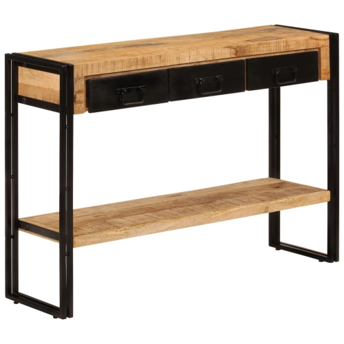 vidaXL Console Table 110x30x76 cm Solid Wood Mango