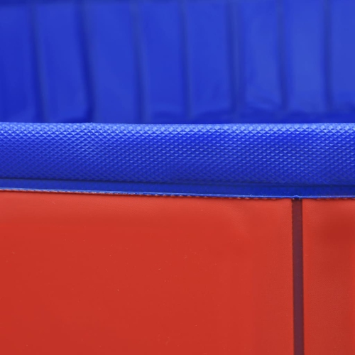 vidaXL Foldable Dog Swimming Pool Red 300x40 cm PVC