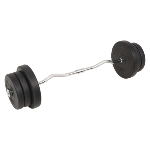 vidaXL Barbell and Dumbbell Set 60 kg