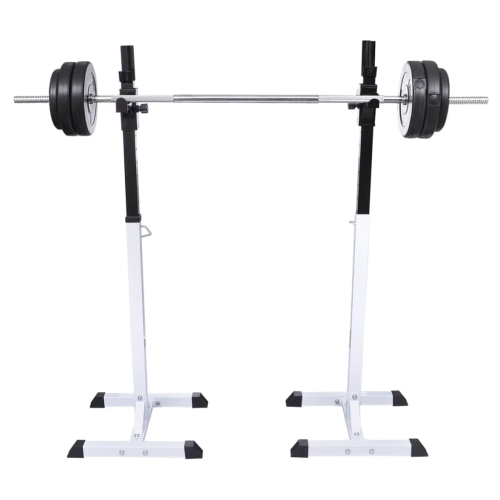 VIDAXL  Squat Barbell Rack Set