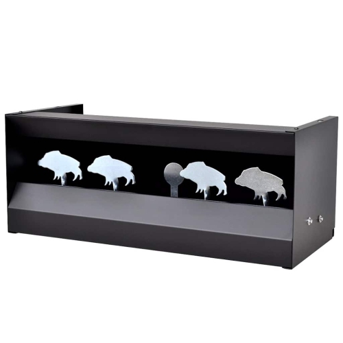 Magnetic Knockdown Pellet Catcher 4+1 Targets Wild Boar Design