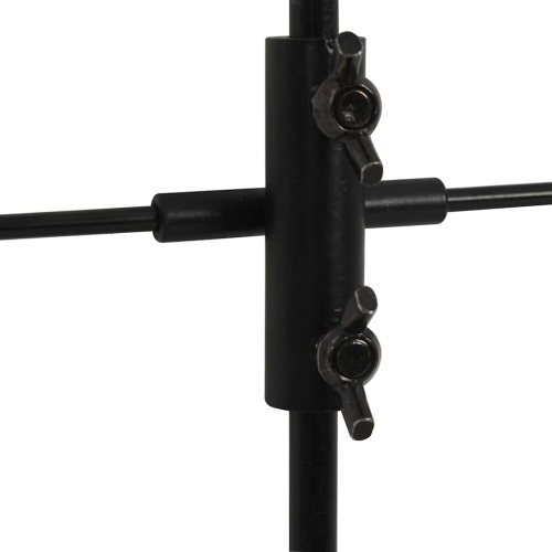 vidaXL Target Paper Stand with Shooting Papers 78x76 cm Steel