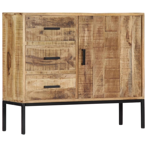vidaXL Sideboard 88x30x71 cm Solid Mango Wood