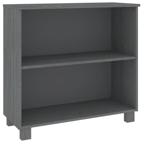 vidaXL Sideboard HAMAR Dark Grey 85x35x80 cm Solid Wood Pine