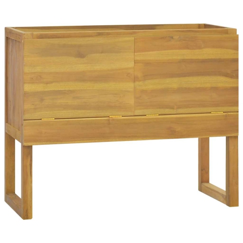 VIDAXL  Bathroom Cabinet 90X40X75.5 Cm Solid Wood Teak