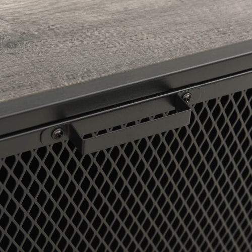 vidaXL Storage Cabinets 2 pcs Grey 72x36x82 cm Metal and MDF