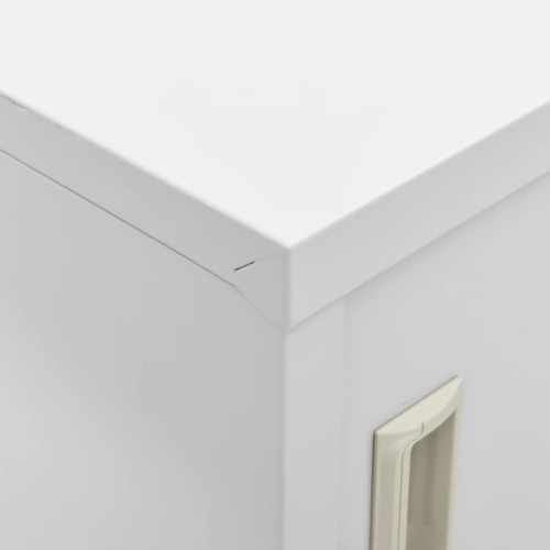 vidaXL Locker Cabinets 5 pcs Light Grey 90x45x92.5 cm Steel