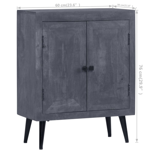 vidaXL Sideboard Solid Mango Wood 60x30x76 cm