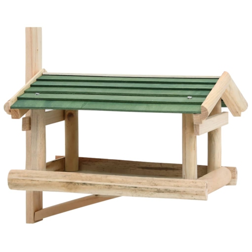 VidaXL mangeoire pour oiseaux en bois massif 35 x 29,5 x 21&nbsp;cm