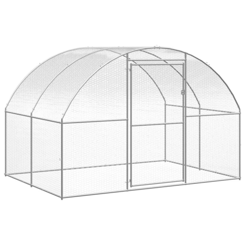 VIDAXL  Outdoor Chicken Coop 3X2X2 M Galvanised Steel