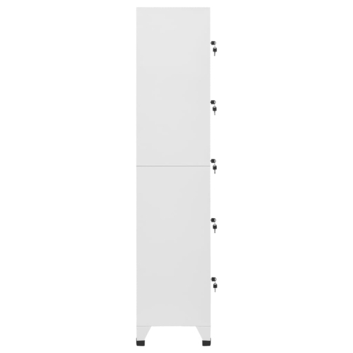 vidaXL Locker Cabinet Light Grey 38x40x180 cm Steel