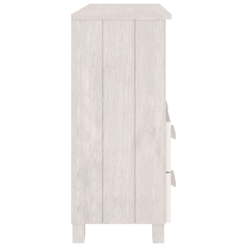 vidaXL Sideboard HAMAR White 85x35x80 cm Solid Wood Pine