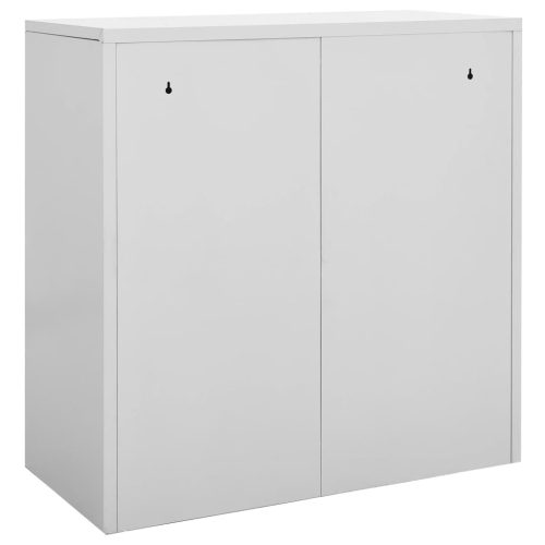 vidaXL Locker Cabinets 5 pcs Light Grey 90x45x92.5 cm Steel