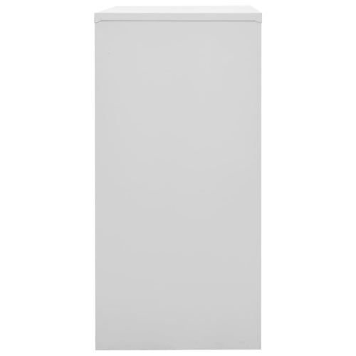 vidaXL Locker Cabinet Light Grey and Green 90x45x92.5 cm Steel