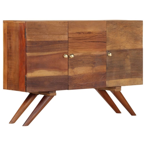 vidaXL Sideboard Brown Solid Reclaimed Wood 110x30x75 cm