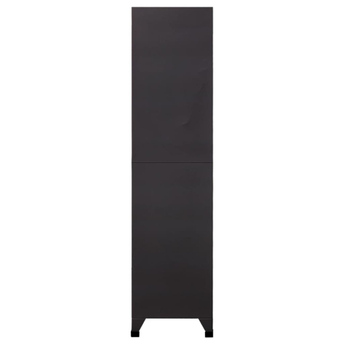 vidaXL Locker Cabinet Anthracite 90x40x180 cm Steel