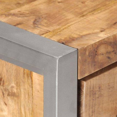 vidaXL Sideboard 60x35x72 cm Rough Mango Wood
