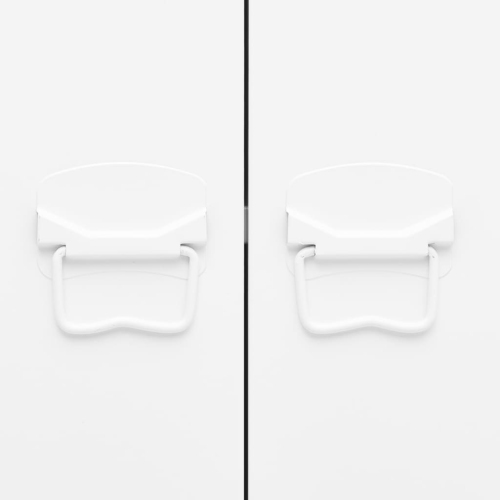 vidaXL Industrial Bookshelf White 80x32x180 cm Steel