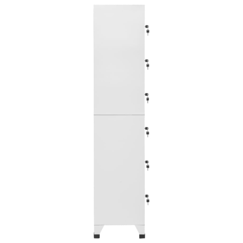 vidaXL Locker Cabinet Light Grey 38x40x180 cm Steel