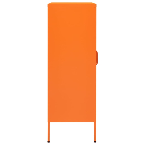 vidaXL Storage Cabinet Orange 80x35x101.5 cm Steel