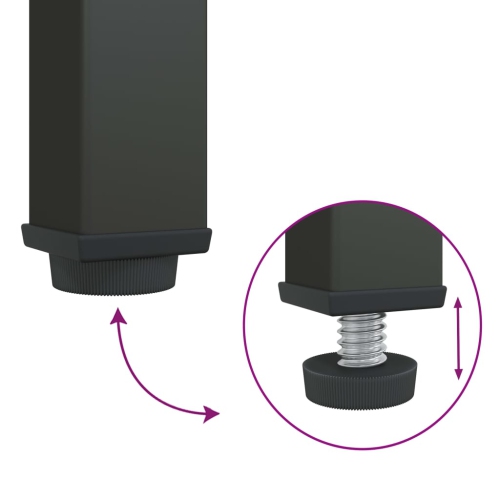 vidaXL Sideboard Black 40x35x105 cm Glass and Steel