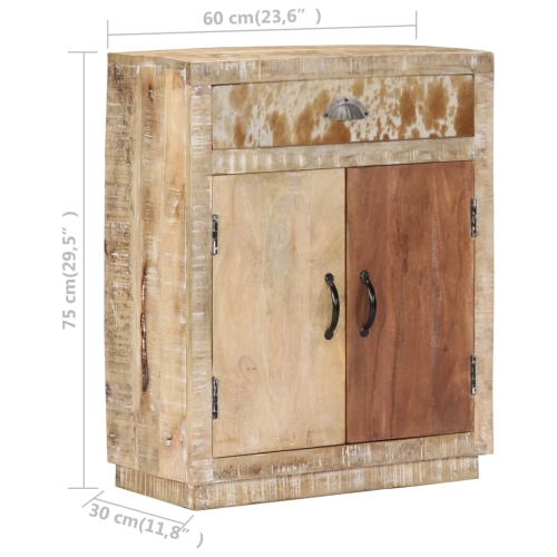 vidaXL Sideboard 60x30x75 cm Solid Mango Wood