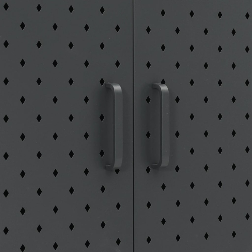 Planche à roulettes VisdaXL Anthracite 80 x 35 x 35 x 135&nbsp;cm acier