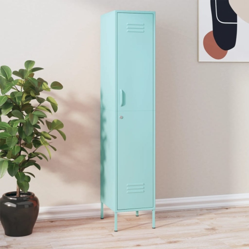 vidaXL Locker Cabinet Mint 35x46x180 cm Steel