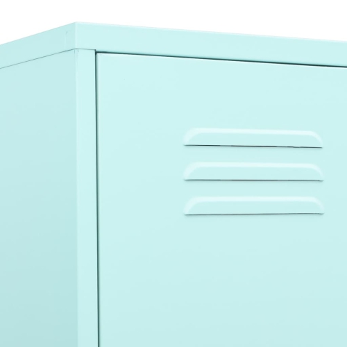 vidaXL Locker Cabinet Mint 35x46x180 cm Steel
