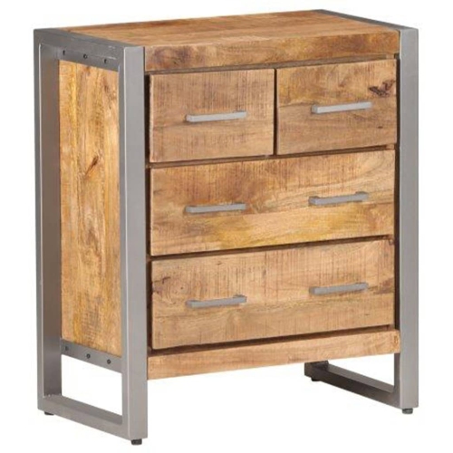 vidaXL Sideboard 60x35x70 cm Rough Mango Wood