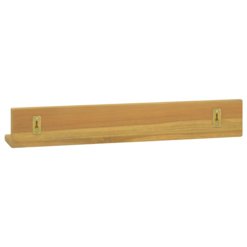 vidaXL Wall Shelves 2 pcs 60x10x10 cm Solid Wood Teak