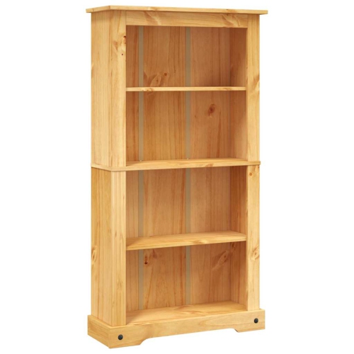 VIDAXL  4-Tier Bookcase Mexican Pine Corona Range 80X29X150 Cm