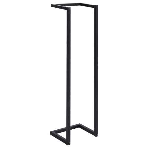 VIDAXL  Towel Rack Black 25X20X95 Cm Iron