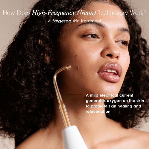 Project E Beauty Faisca Neon | High Frequency Wand | Anti-Aging | Reduces Wrinkles & Puffy Eyes | Collagen Boost