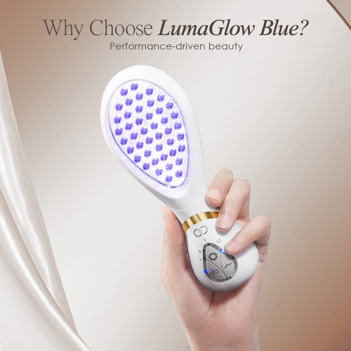Project E Beauty LumaGlow Blue LED Light Therapy | Anti Acne | Pimple Solution | For Oily Skin | Minimize Pores | FDA-Cleared