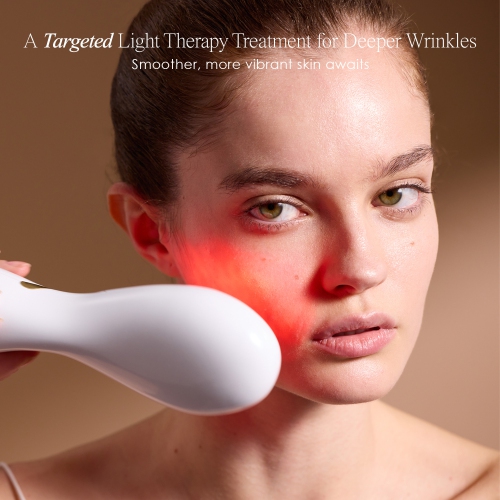 Project E Beauty LumaGlow Red | Anti-Aging LED Light Therapy Wand | Reduce Wrinkles | Collagen Booster | FDA-Cleared