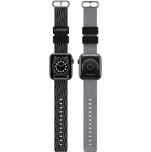 Black off white apple watch online band