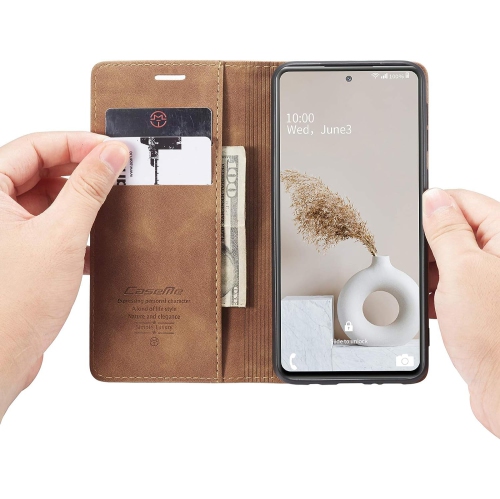 Étui portefeuille à rabat avec béquille magnétique de CaseMe pour Galaxy S20 de Samsung