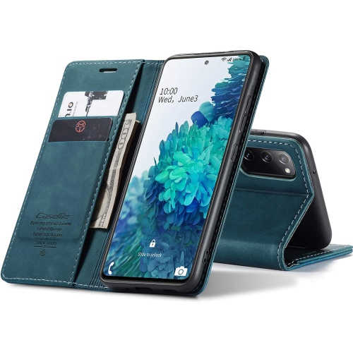 Étui portefeuille à rabat avec béquille magnétique de CaseMe pour Galaxy S20 de Samsung