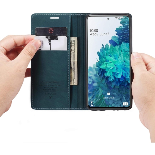 Étui portefeuille à rabat avec béquille magnétique de CaseMe pour Galaxy S20 de Samsung
