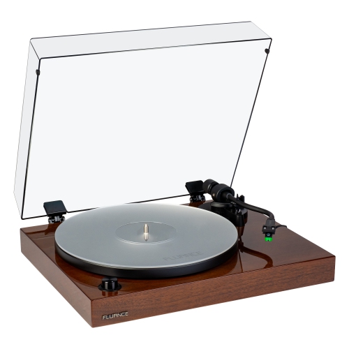 FLUANCE  High Fidelity Vinyl Turntable Record Player, Audio Technica Vm95E, Anti-Resonant Platter, Acrylic Mat, Preamp