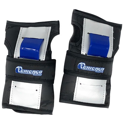 Chicago Adjustable Quad Roller Skates Combo Set - Blue - Size 1-4