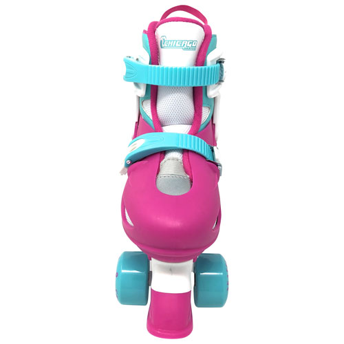 Chicago Adjustable Quad Roller Skates - Pink - Size 1-4