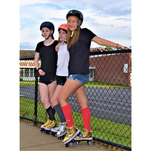Chicago Pulse Light-Up Roller Skates - Silver - Size 1-8