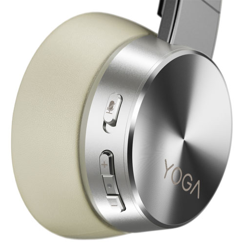 Lenovo Yoga On-Ear Active Noise Cancelling Bluetooth Headphones - Mica